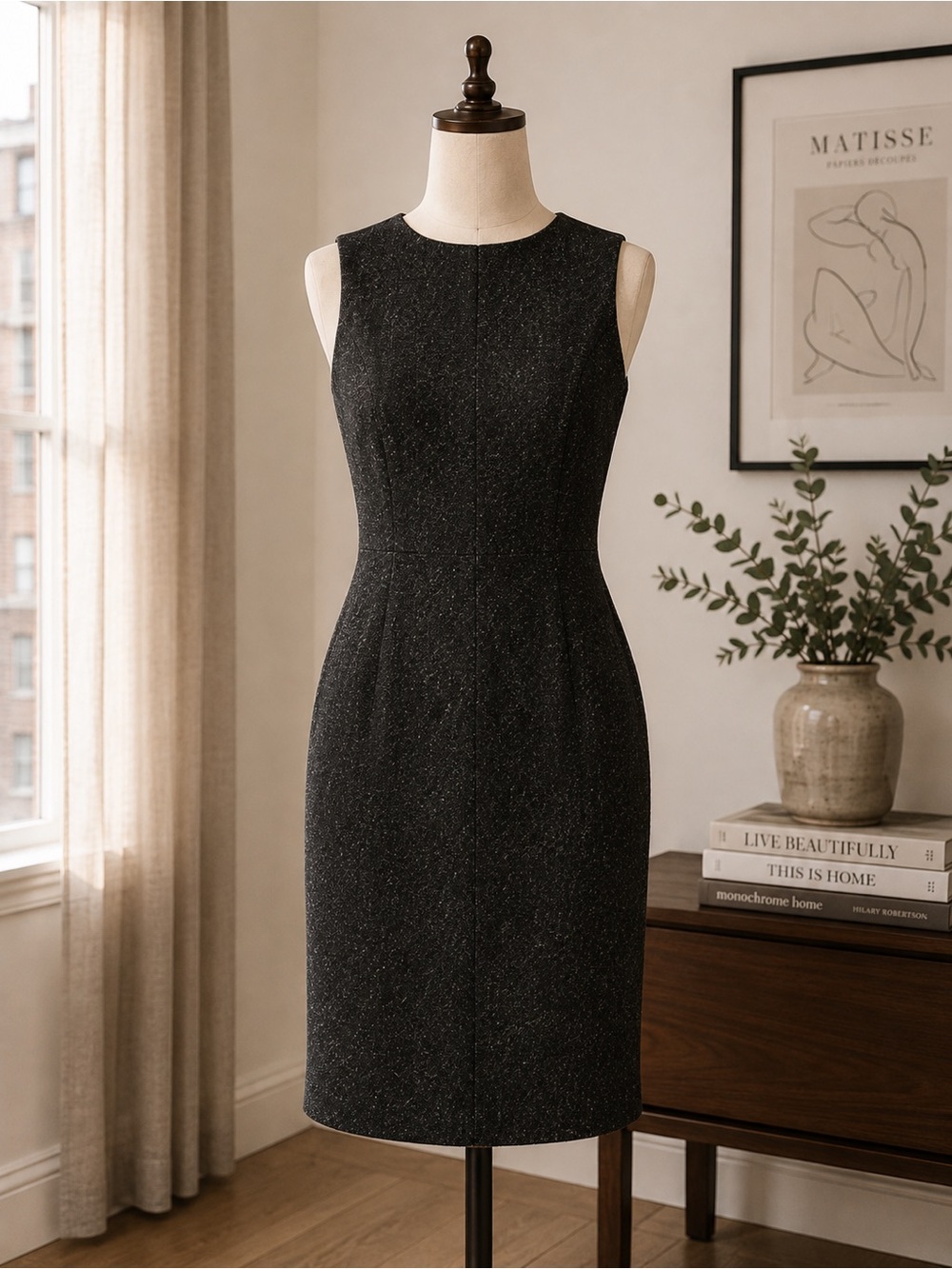 Vintage LL Bean 100% wool dress
